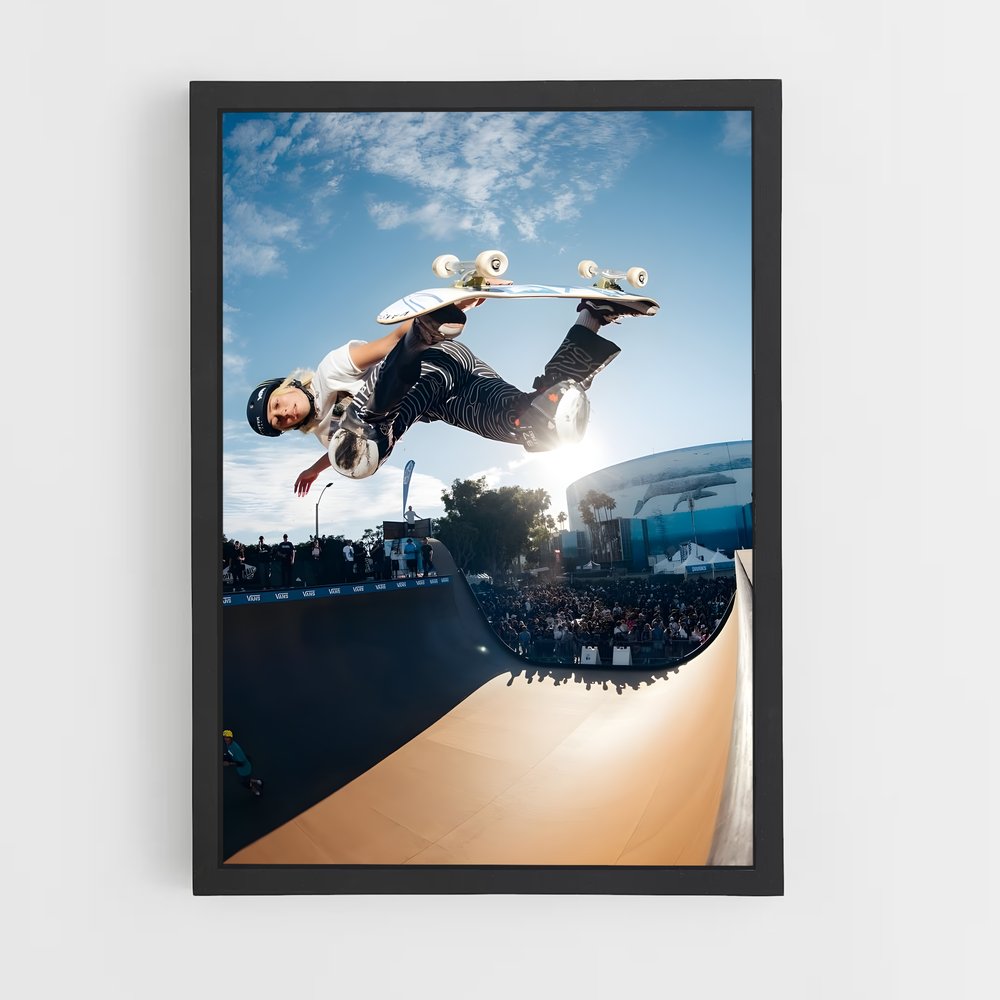Poster Tricks et Rampes – affiche Skateboard (vue 2)